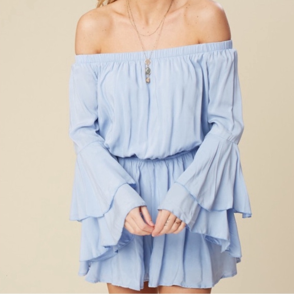 Altar’d State Romper Light Blue Size M